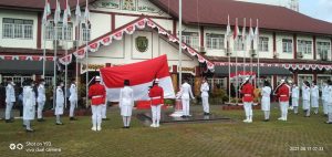 “Gumi Jari Janang Kalalawah”. HUT RI Ke-76, Naiknya Bendera Sank Sakka Merah Putih Diatas Bumi Indonesia.