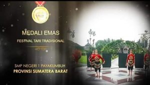 Kontingen SMPN 1 Kota Payakumbuh Perwakilan Provinsi Sumatera Barat Mengukir Prestasi Pada Ajang lomba Tari Kreasi Festival Lomba Seni Siswa Nasional (FLS2N)