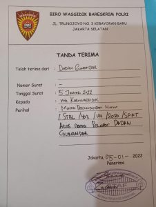 Dugaan Pencurian Mobil Gunakan Mobil Derek Dishub, Dadan Gunandar Ajukan Surat Ke Karo Wassidik Mabes Polri.