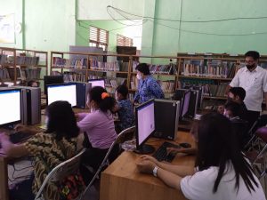 Dinas Perpustakaan dan Kearsipan GIAT Komputerisasi Gratis Kepada Siswa SD Se Barito Timur.