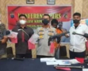 Kapolsek Medan Kota Telah Mengamankan Residivis Sindikat Pencurian Ban Serap Mobil.