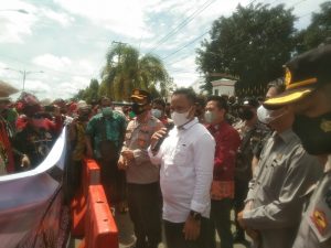 Tokoh Aliansi Nansarunai Masyarakat Bela Borneo. Orasi Ketegasan KAPOLRI atas Video Edy Mulyadi dan Rekannya.