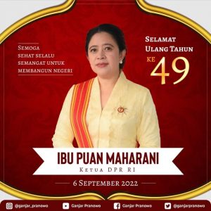 Keluarga Besar Penerus Kemerdekaan Republik Indonesia – MB PKRI CADSENA *PERS DAN OPBH* Mengucapkan SELAMAT ULANG TAHUN BUAT MBAK PUAN MAHARANI.