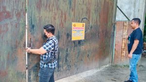 Pintu Dikunci Jalan Masuk Ditutup, Satreskrim Sasar Aktivtas Dilokasi Penampungan BBM