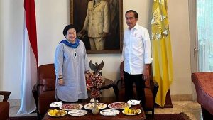 Pertemuan Presiden Jokowidodo dan Megawati Soekarnoputri Menyajikan Menu, makanan Khusus 10 Bahan Pokok Pengganti Beras.