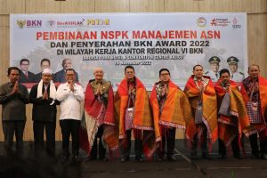 Pemkab Toba Mendapat BKN Award 2022