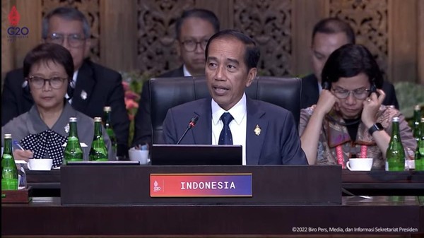 Sebagai Tuan Rumah KTT G20, Presiden RI Jokowidodo Resmi Buka KTT G20 Bali