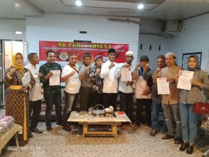 Syukuran dan pengukuhan Organisasi MK.PKRI CADSENA untuk wilayah Bangka Belitung.