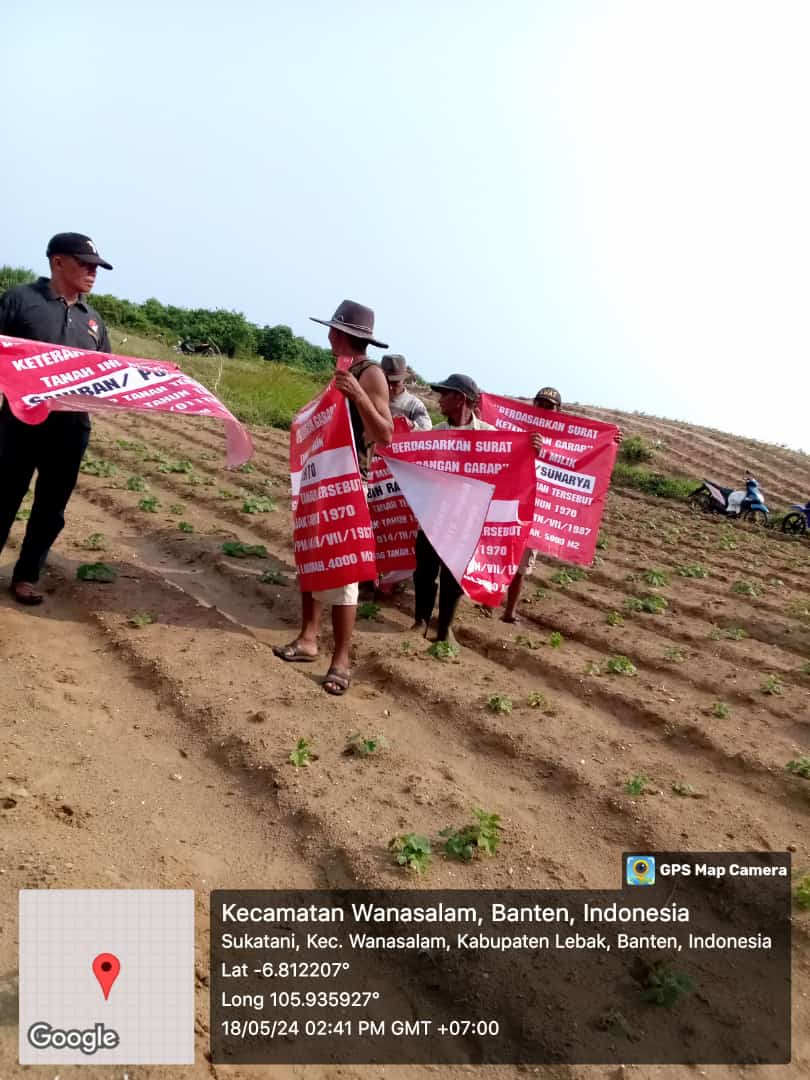 Ratusan Warga Pemilik Hak Lahan Garapan Silahturahmi Kepada Kepala Desa Suka Tani. Duduk Bersama Atas Lahan Mereka Dan PT MII.