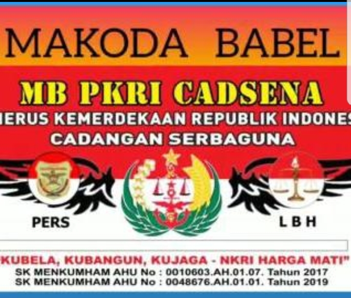 PKRI CADSENA BABEL sangat mendukung program dan kebijakan yang telah di ambil oleh pemerintah daerah provinsi babel