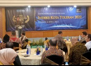 Launching dan Penghargaan INDEKS KOTA TOLERAN 2022.