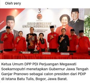 Selamat untuk Megawati, Calonkan Capres yang Miskin Integritas dan Prestasi