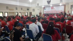 Mitra Ganjar 2024 Merahkan Gedung Joeang 45. Deklarasi Relawan Mitra Ganjar Pranowo For Presiden
