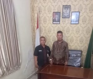 Wartawan PKRI Ka.Asahan Silaturahmi Dengan Jubir Pengadilan Negeri Kisaran