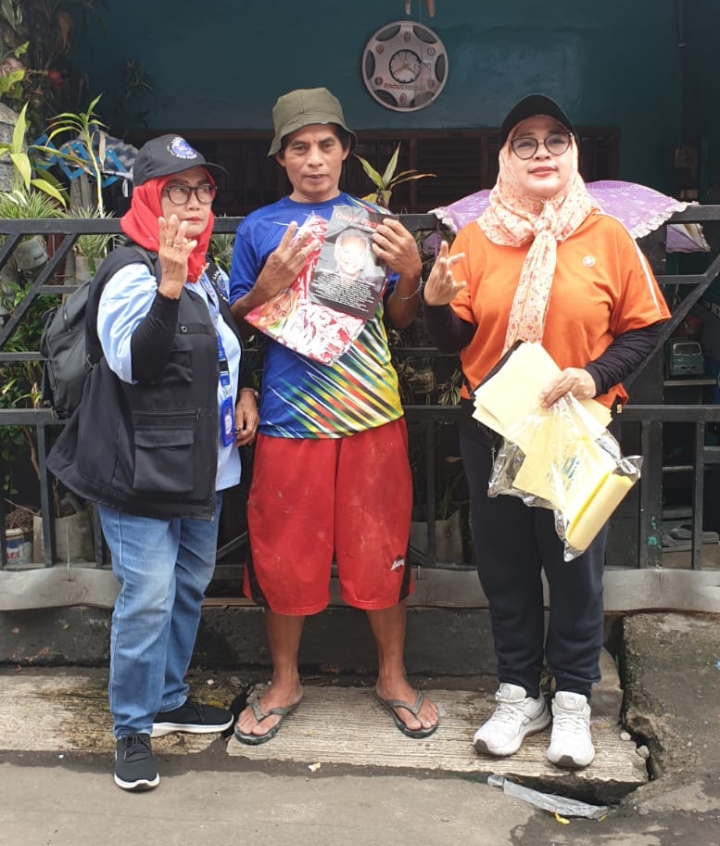Jangan Salah Coblos Untuk Pilihan Mu, Organisasi Laskar Bumi Pertiwi Canvasing GAMA di kota Bogor