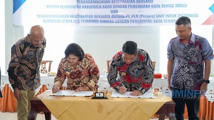 Di Balai Tebing Tinggi Bupati Karo Tandatangani MoU Untuk Peningkatan Sistem Akuntabilitas Kinerja Instansi Pemerintah 