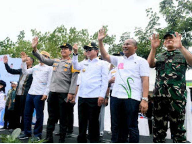 Pj Gubernur Sumut Lepas 66 Bus Mudik Gratis yang Mengangkut 2.500 Pemudik