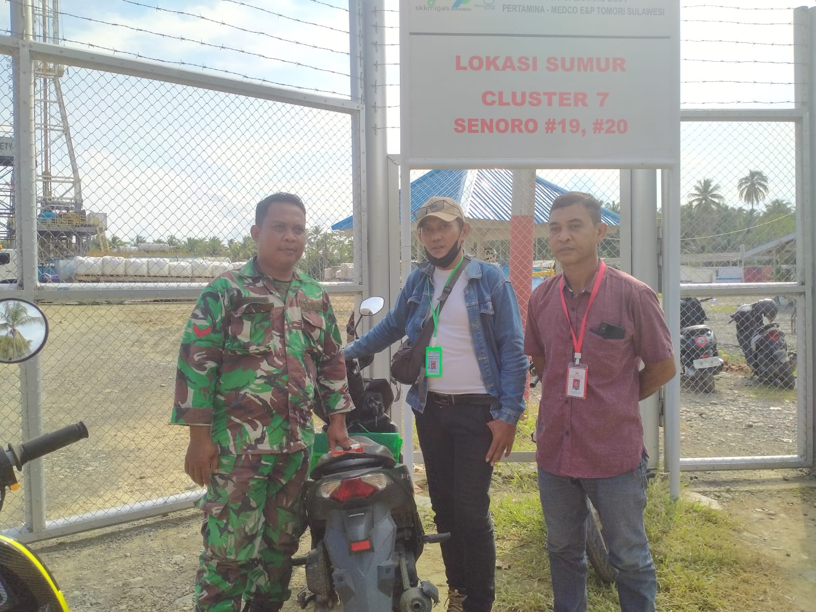 Team POLSUSWASKIANA dan MAKODA PKRI BANGGAI KUNJUNGI PT MEDCO TERKAIT DEMO WARGA.