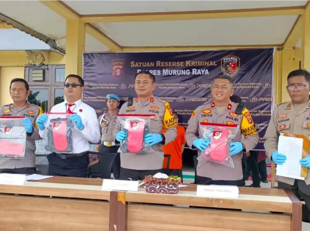 Kapolres MURA, AKBP Irwansah, S.I.K., M.M, dan Jajaranya Gelar Pers Release Pengungkapan Tiga Kasus Kriminal