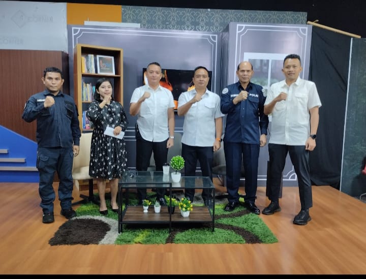 Talkshow “Ngopi” Dengan BTV, Jelaskan Tugas Pokok dan Penanganan Perkara Pada Subdit Fismondev Ditreskrimsus Polda Kaltim