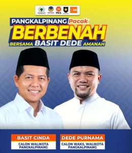Bakal Walikota dan Wakil Walikota Pangkalpinang, Jantung Hati Idaman Masyarakat “BASIT CINDA & USTAD DEDE”