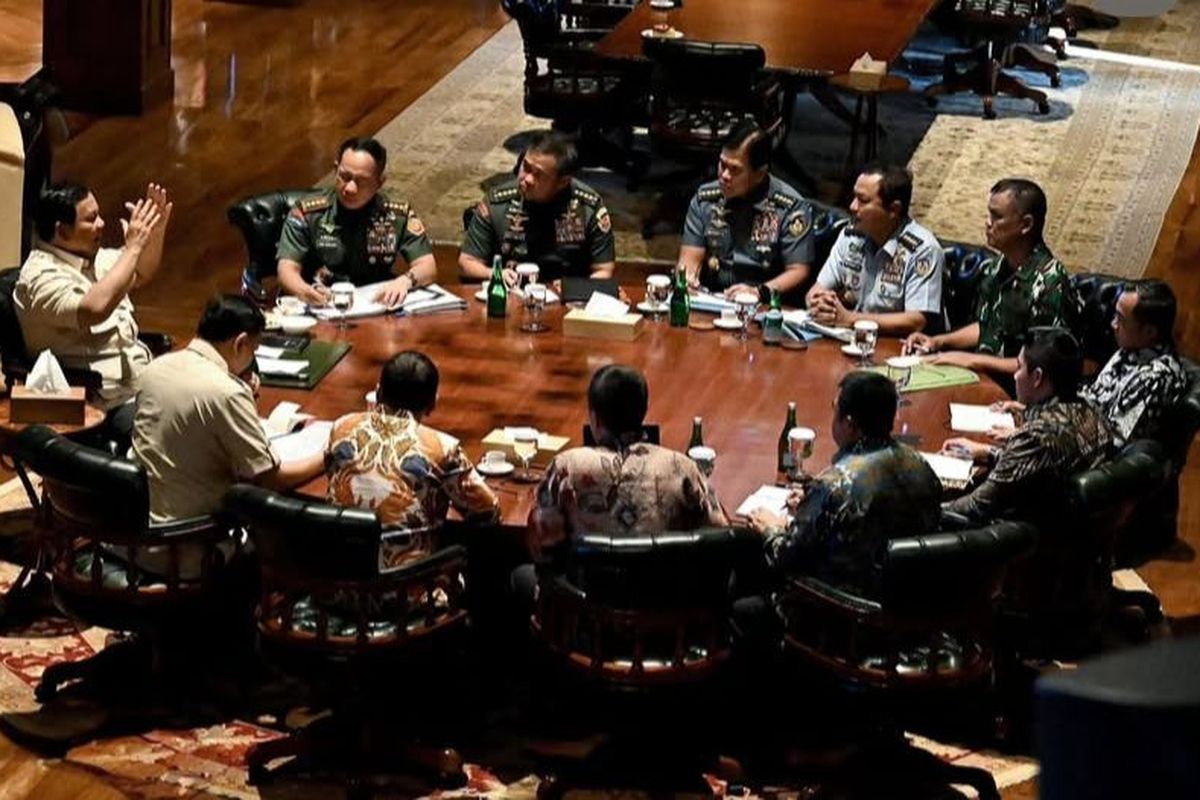 Prabowo Bangun Sinergitas Pertahanan Dan Pemetaan Pertahanan Negara atas Kedaulatan Wilayah.